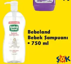 BEBELAND BEBEK ŞAMPUANI 750 ML